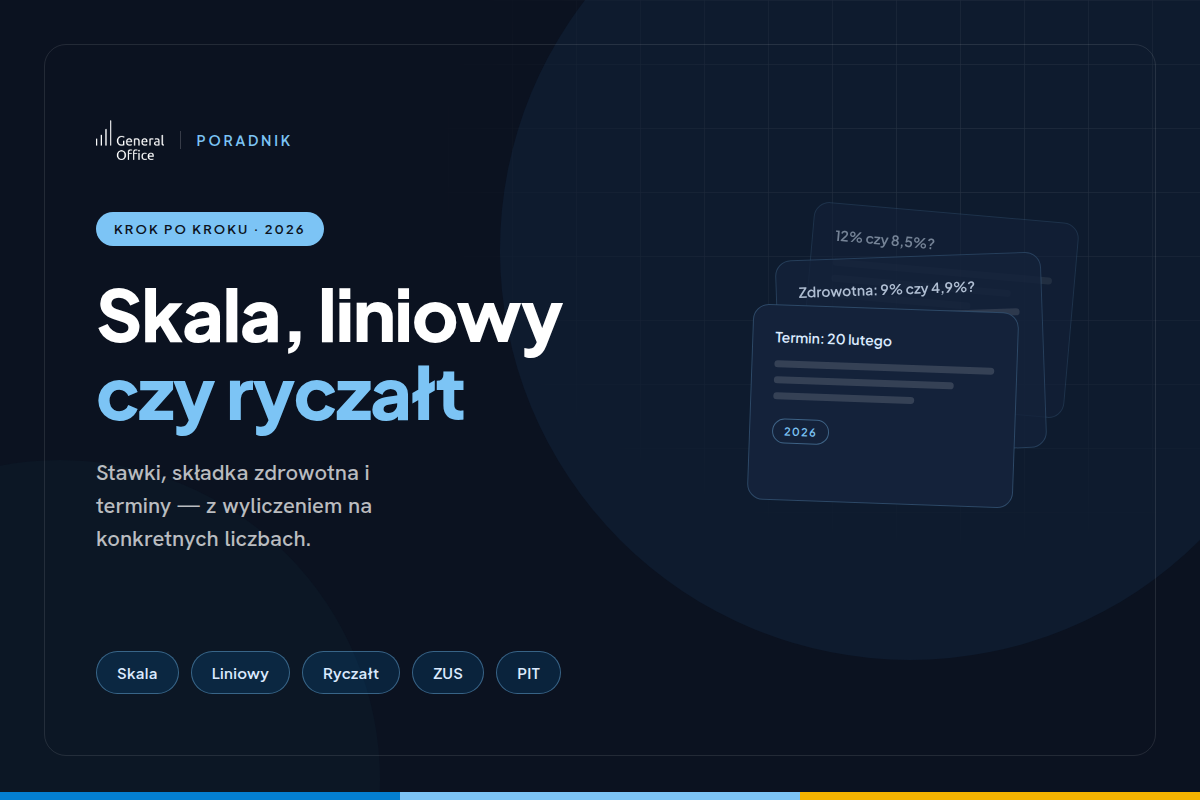 Jaką formę opodatkowania wybrać w JDG (2026)